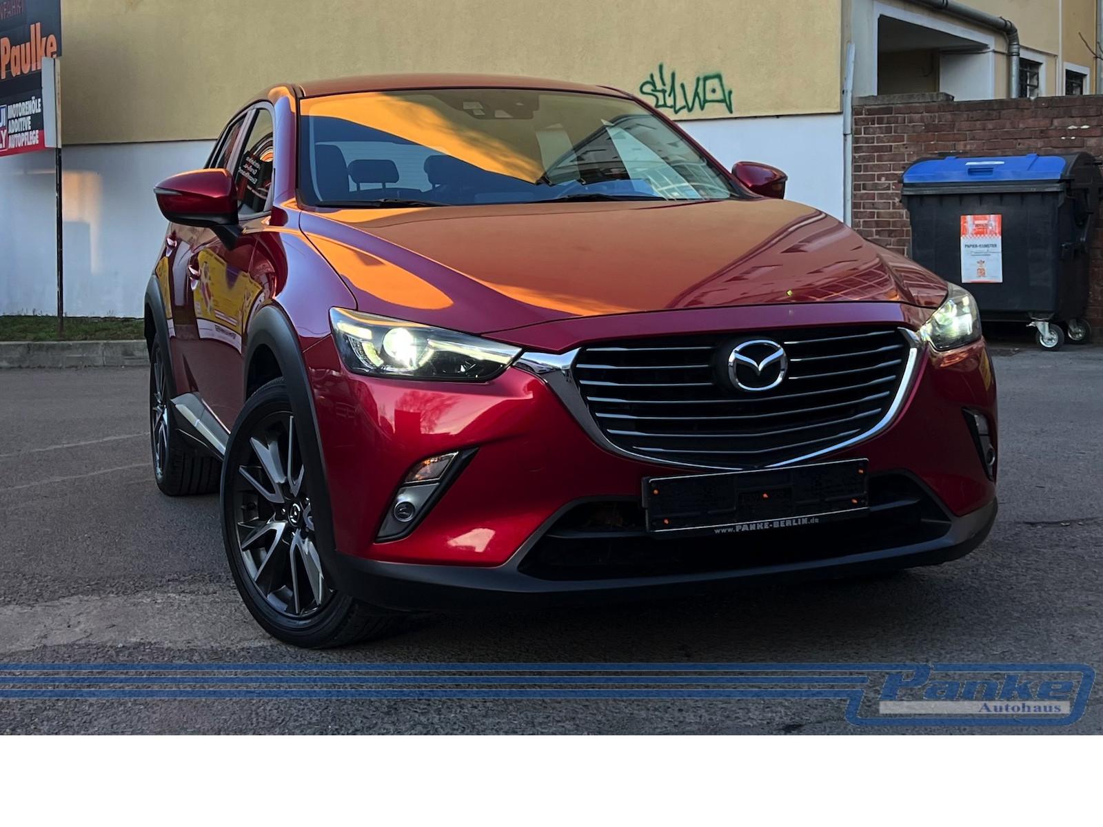Mazda CX-3 Sports-Line*HU-D*Leder*Navi*R-Cam*SHZ*