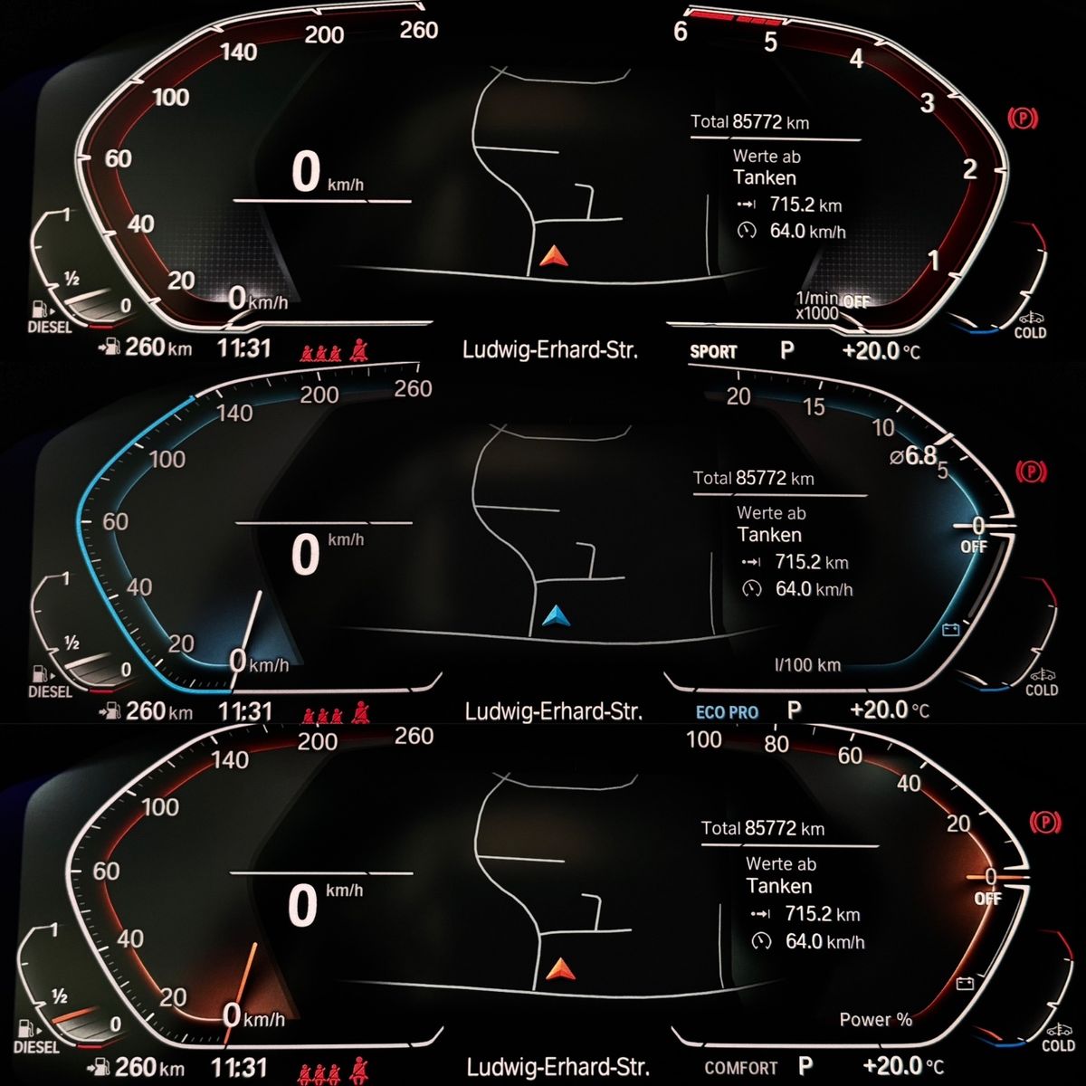 Fahrzeugabbildung BMW 520d xD Panorama Kamera DAB CockPitPro Alarm LED