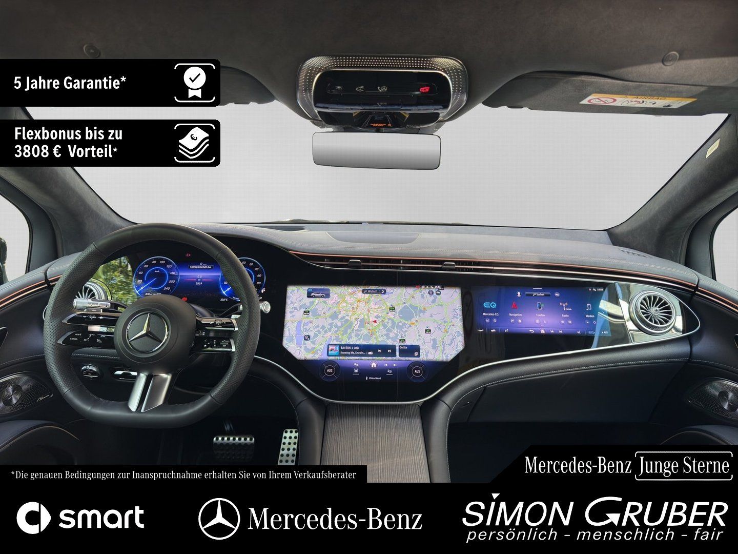 Fahrzeugabbildung Mercedes-Benz EQS 580 4M SUV AMG Premium+ Massage AHK 7 Sitze