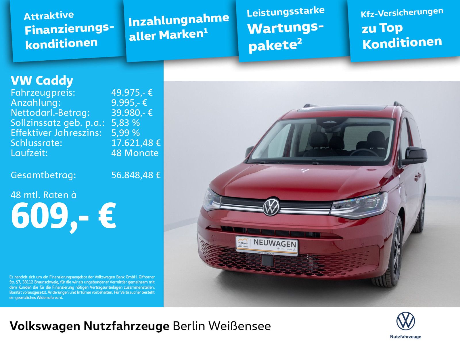 Volkswagen Caddy 1.5 TSI eHybrid Energy*DSG*LED*PANO*APP** imagem 2