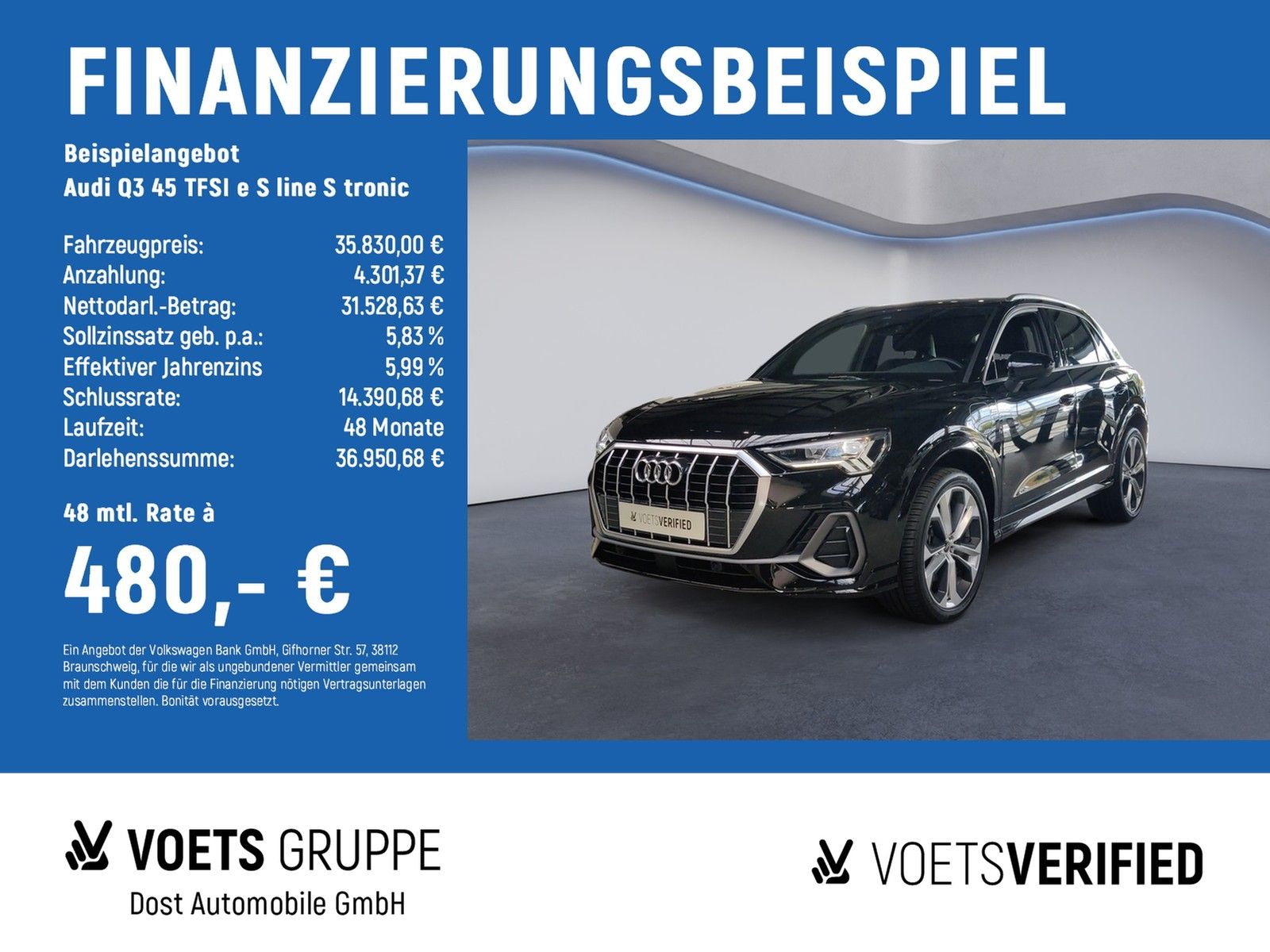 Audi Q3 45 TFSI e S line S tronic PANO RearView AHK foto 1