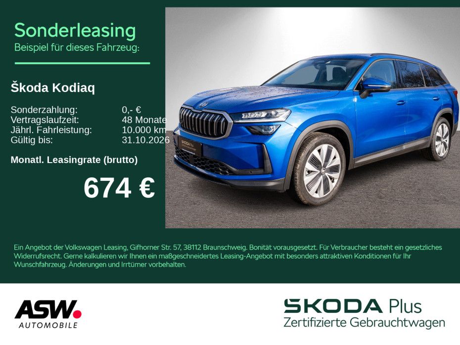 Skoda Kodiaq Selection 2.0TDI 4x4 DSG LED NAV AHK PANO