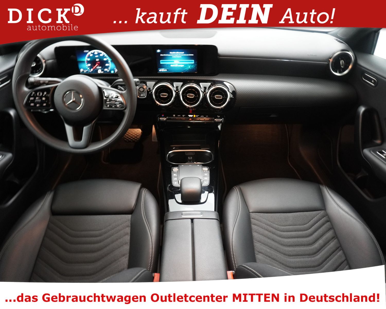 Fahrzeugabbildung Mercedes-Benz A180d 8G Advanc NAV+LEDER+SHZ+AHK+VIRTU+LED+TEMP