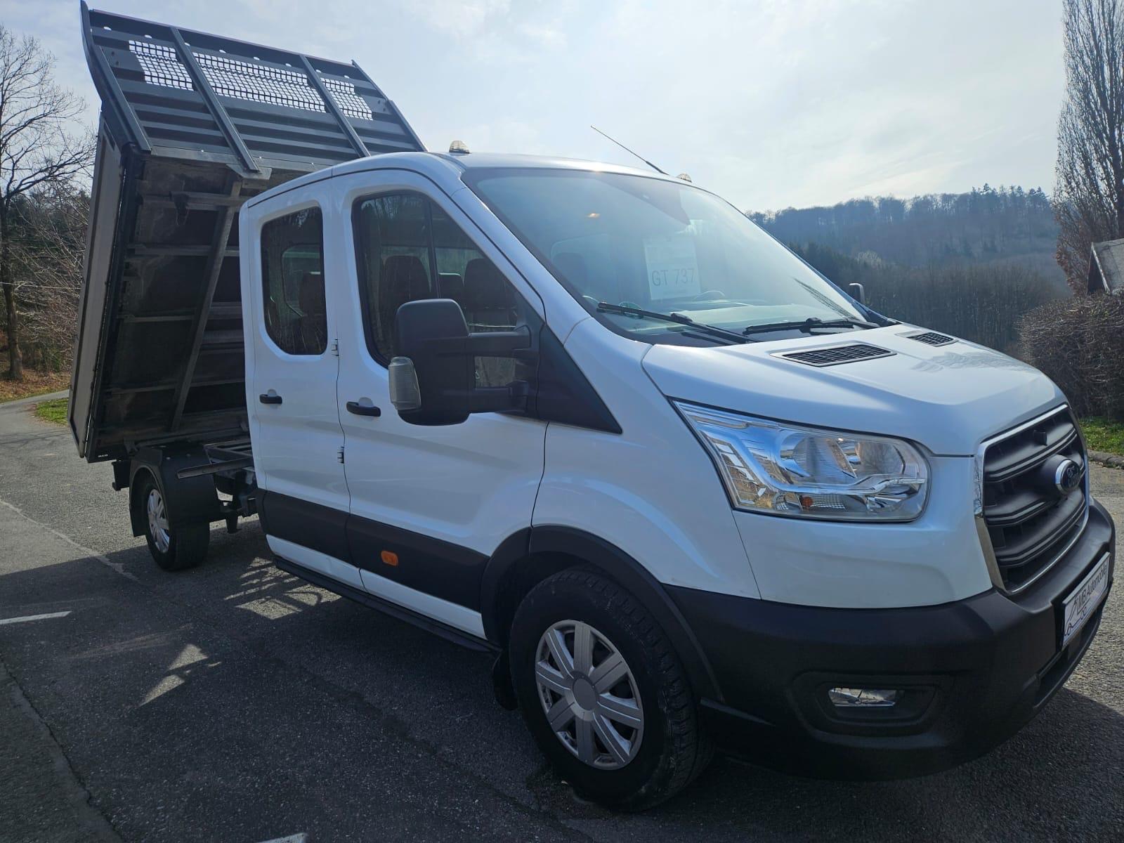 Ford Transit Doka 3-Seitenkipper AHK Klima Temp Kamer