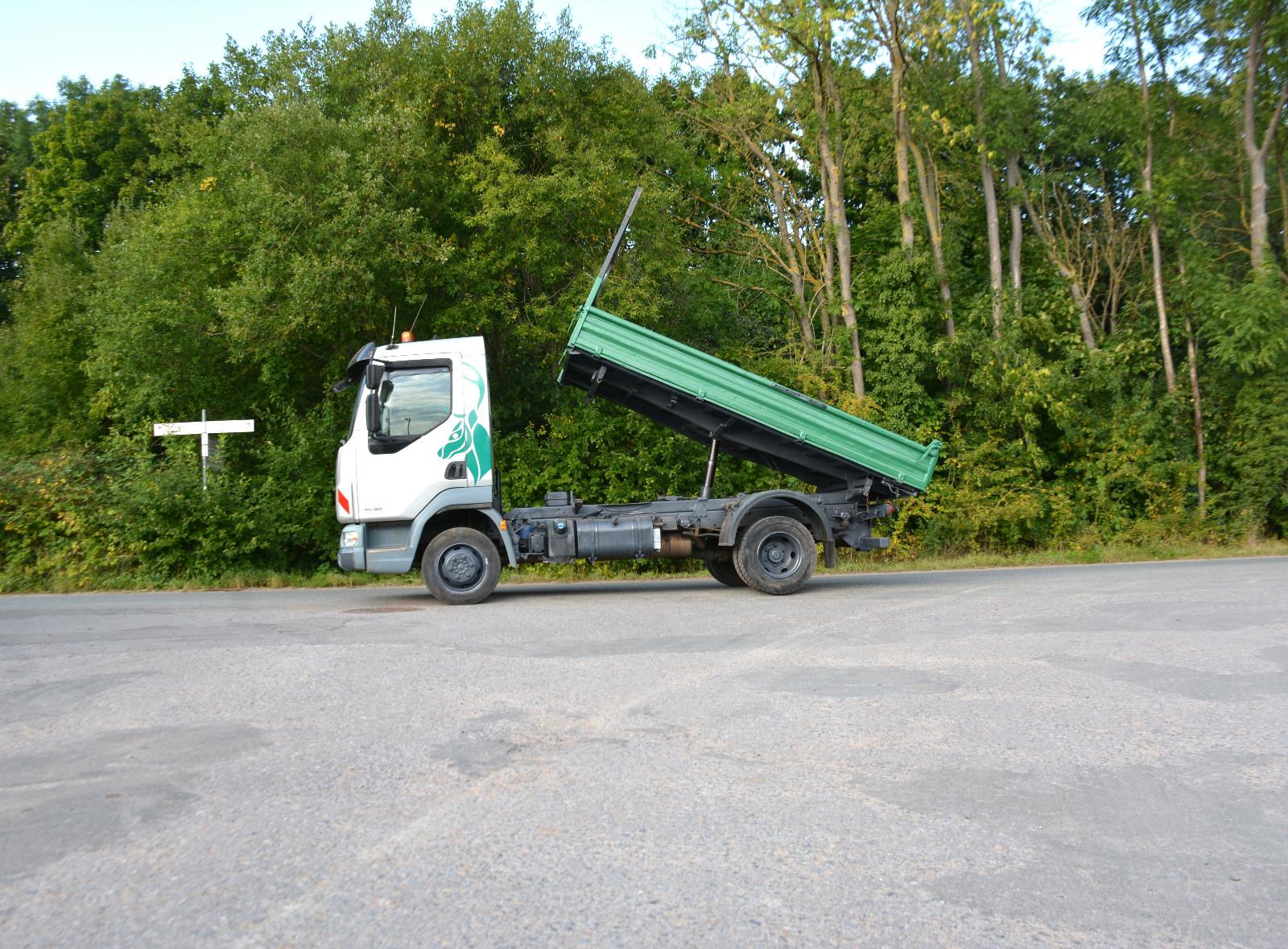 DAF LF45.180 3-SEITEN MEILLER KIPPER BLATT/BLATT