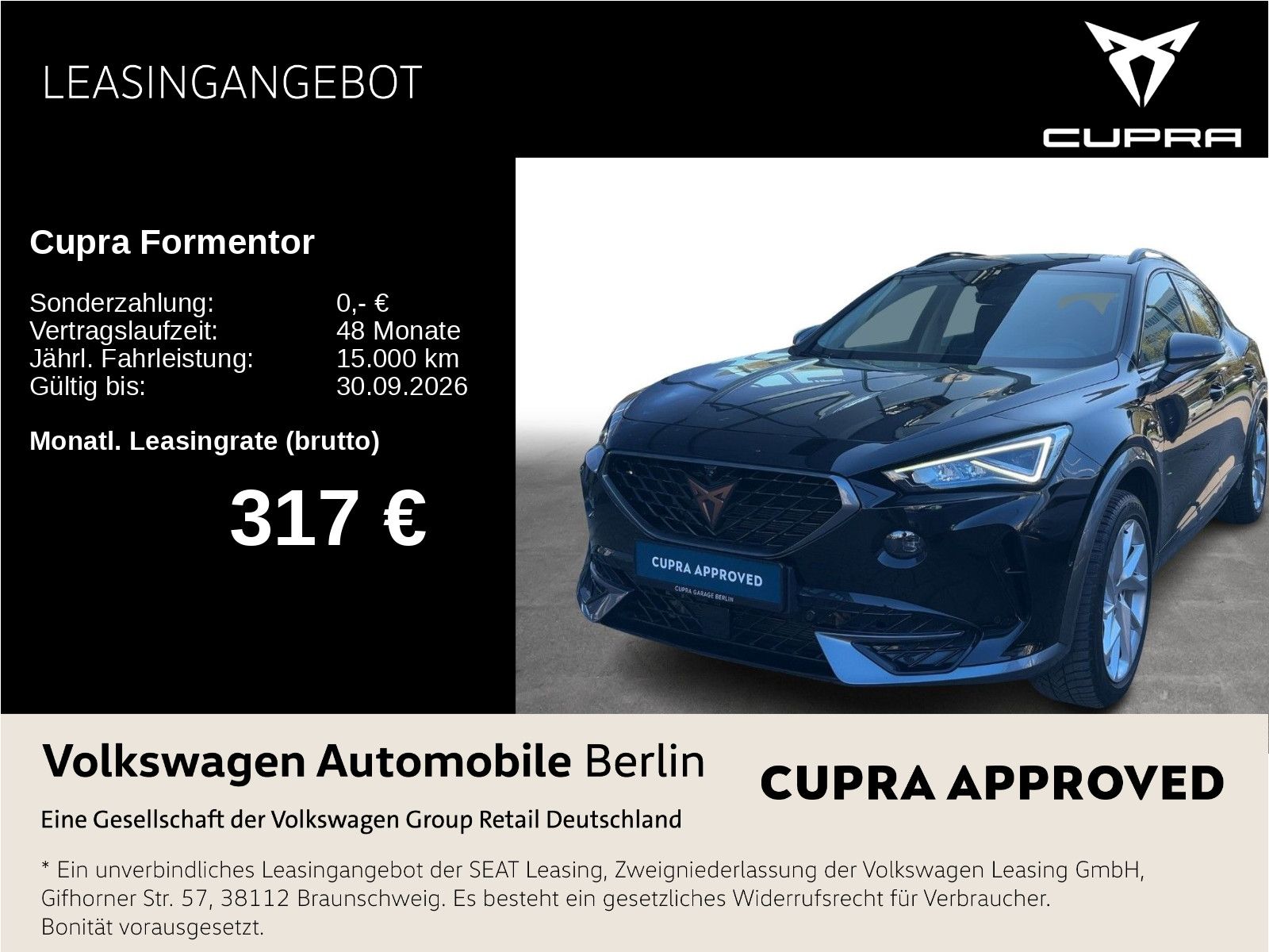 Cupra Formentor 1.4 e-HYBRID DSG Navi LED SHZ PDC