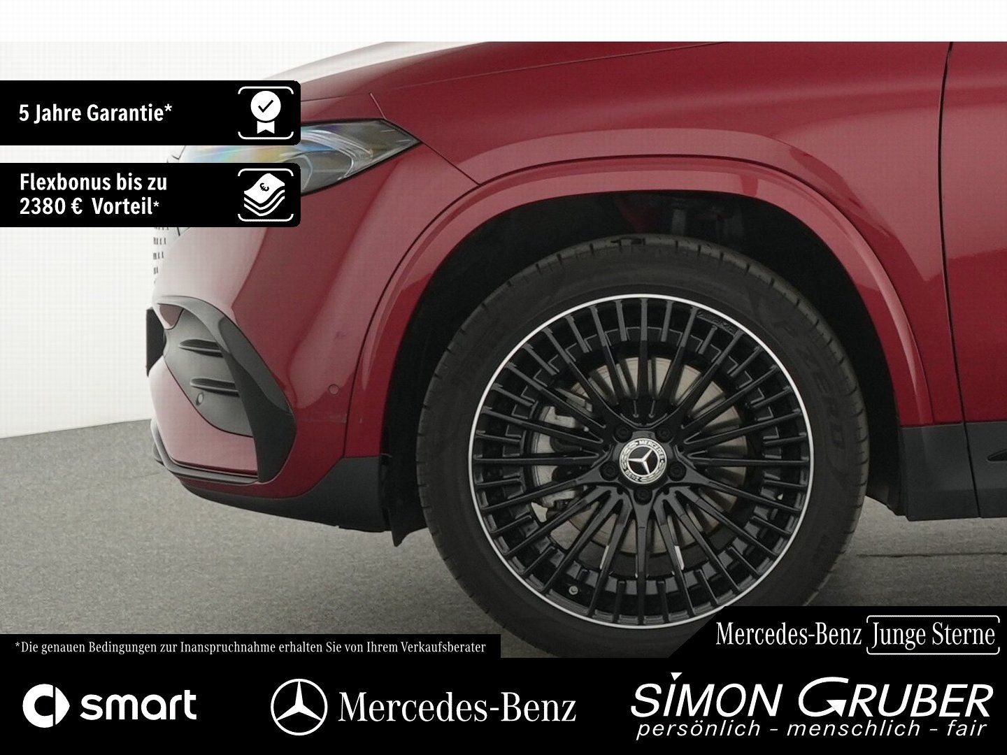 Fahrzeugabbildung Mercedes-Benz EQA 350 4M AMG Night Burm HUD Ambi Pano 360 AHK