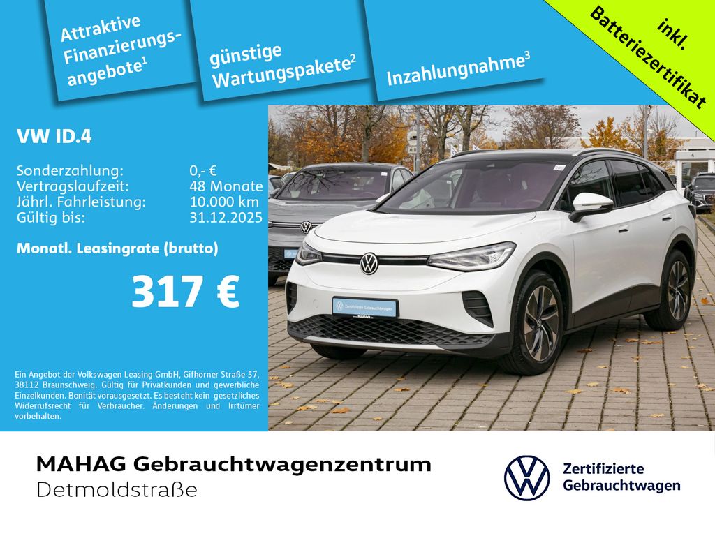 ID.4 Pure 55 kWh Wärmepu CCS IQ.Light Navi ParkA