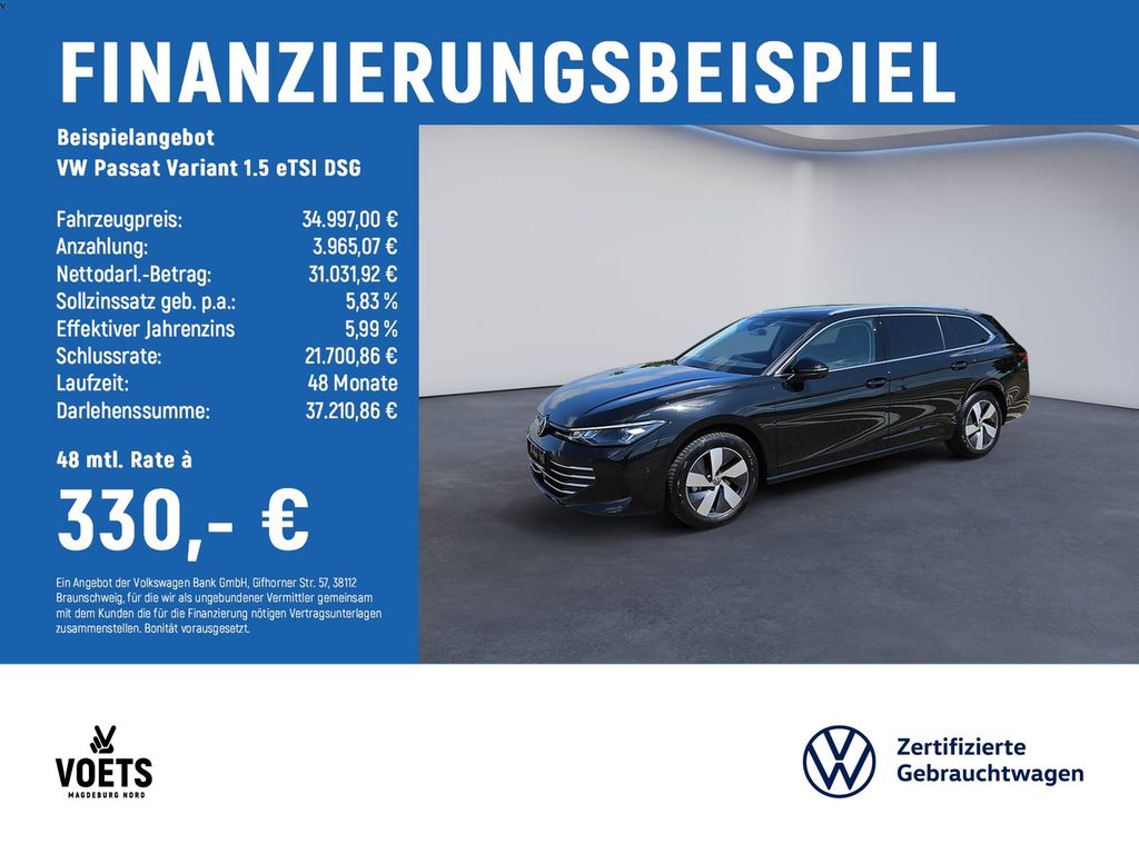 Passat Variant 1.5 eTSI DSG Business LED+AHK+ACC