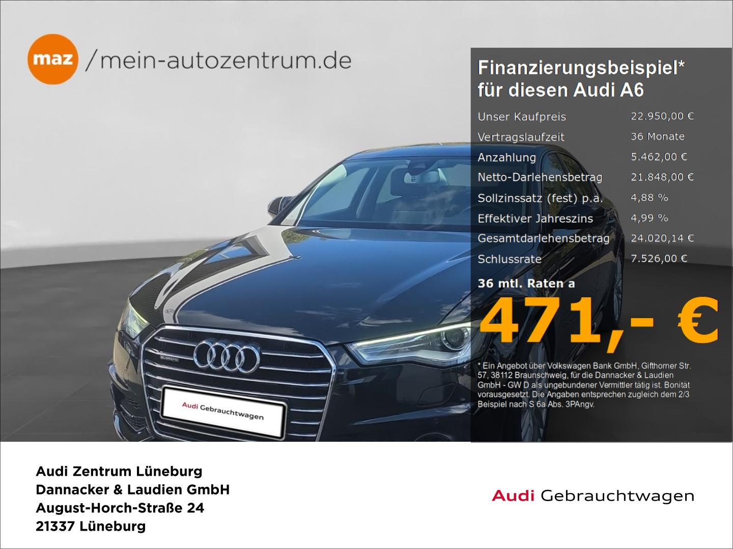 Audi A6 Lim. 3.0 TDI quattro Alu Xenon Navi ACC Head-