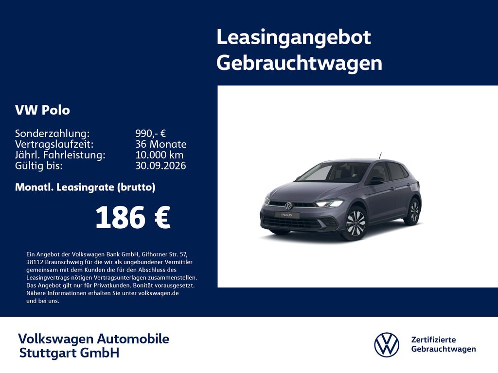 Volkswagen Polo Goal 1.0 TSI DSG Navi AHK Kamera