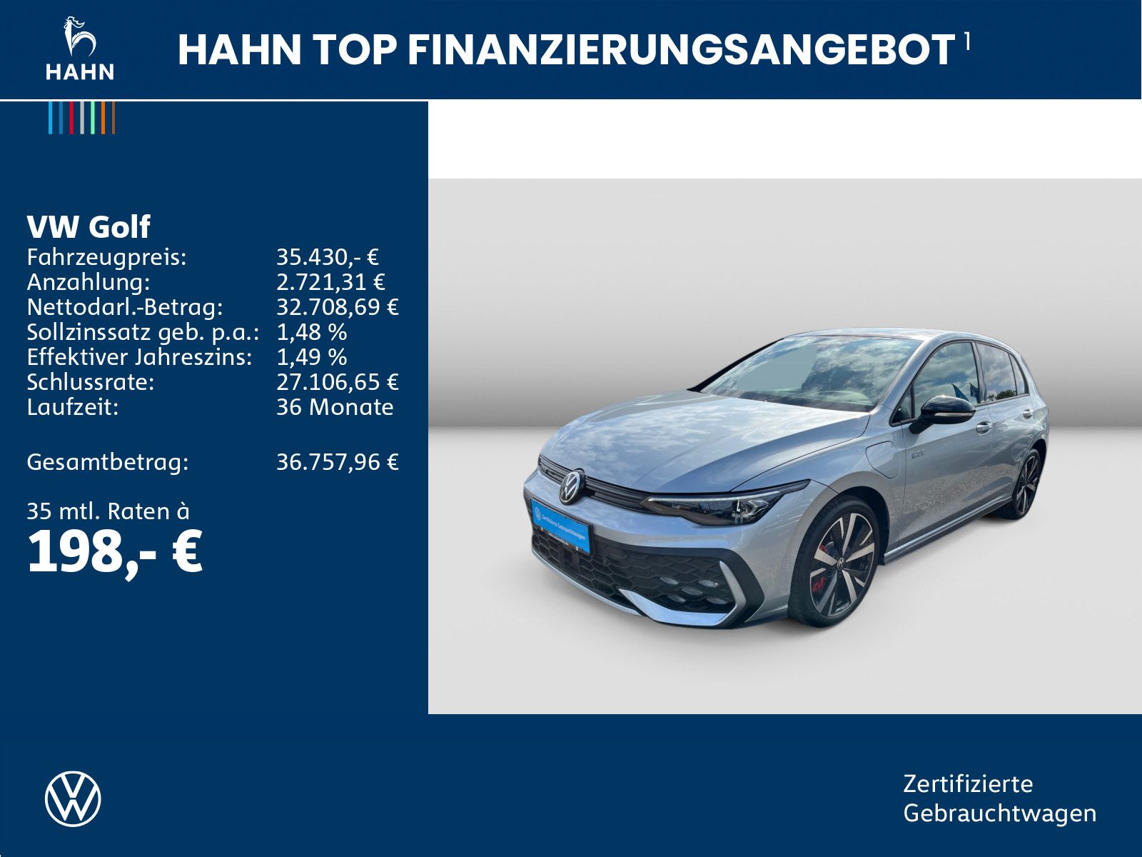 Volkswagen Golf GTE 1.5eHybrid DSG Matrix HUD Navi ACC Cam foto 2