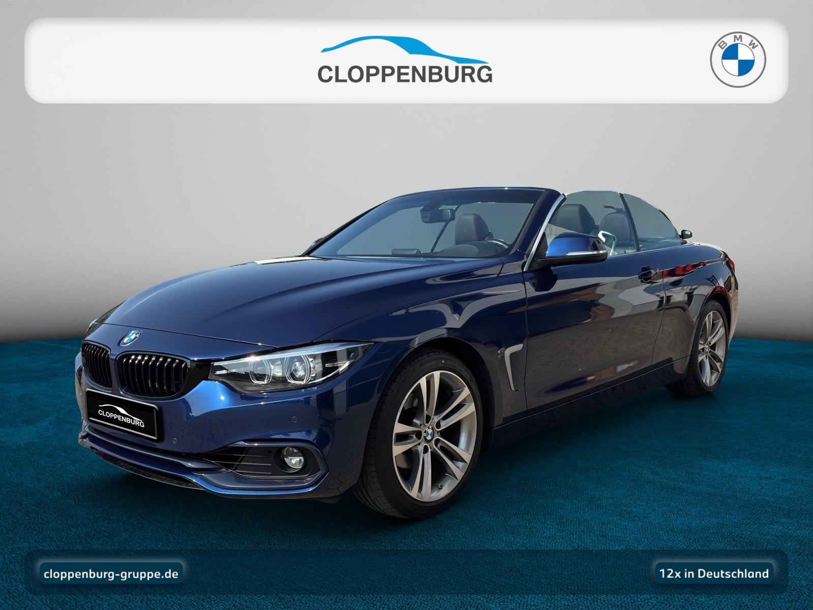 BMW 420i Cabrio Navi+SHZ+HiFi+Fernl.Ass+Klimaaut.+BT