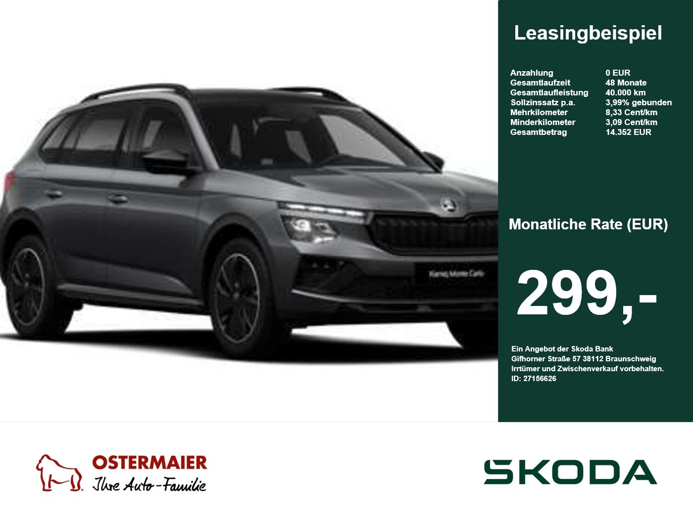 Skoda Kamiq Monte Carlo 1.0 TSI MATRIX.TravelA.PANO.AH