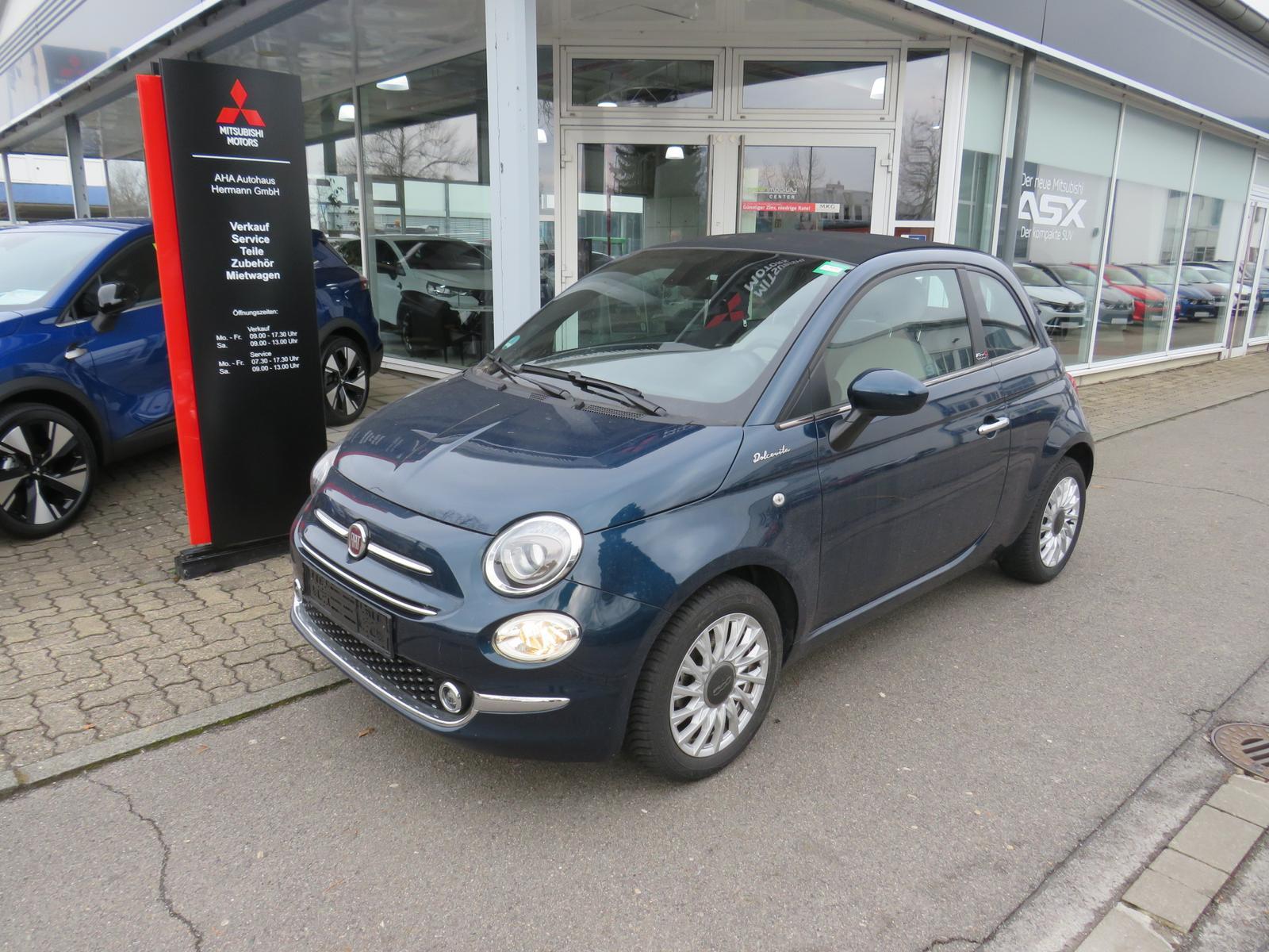 Fiat 500 Cabrio Dolcevita Android Auto/Apple CarPlay