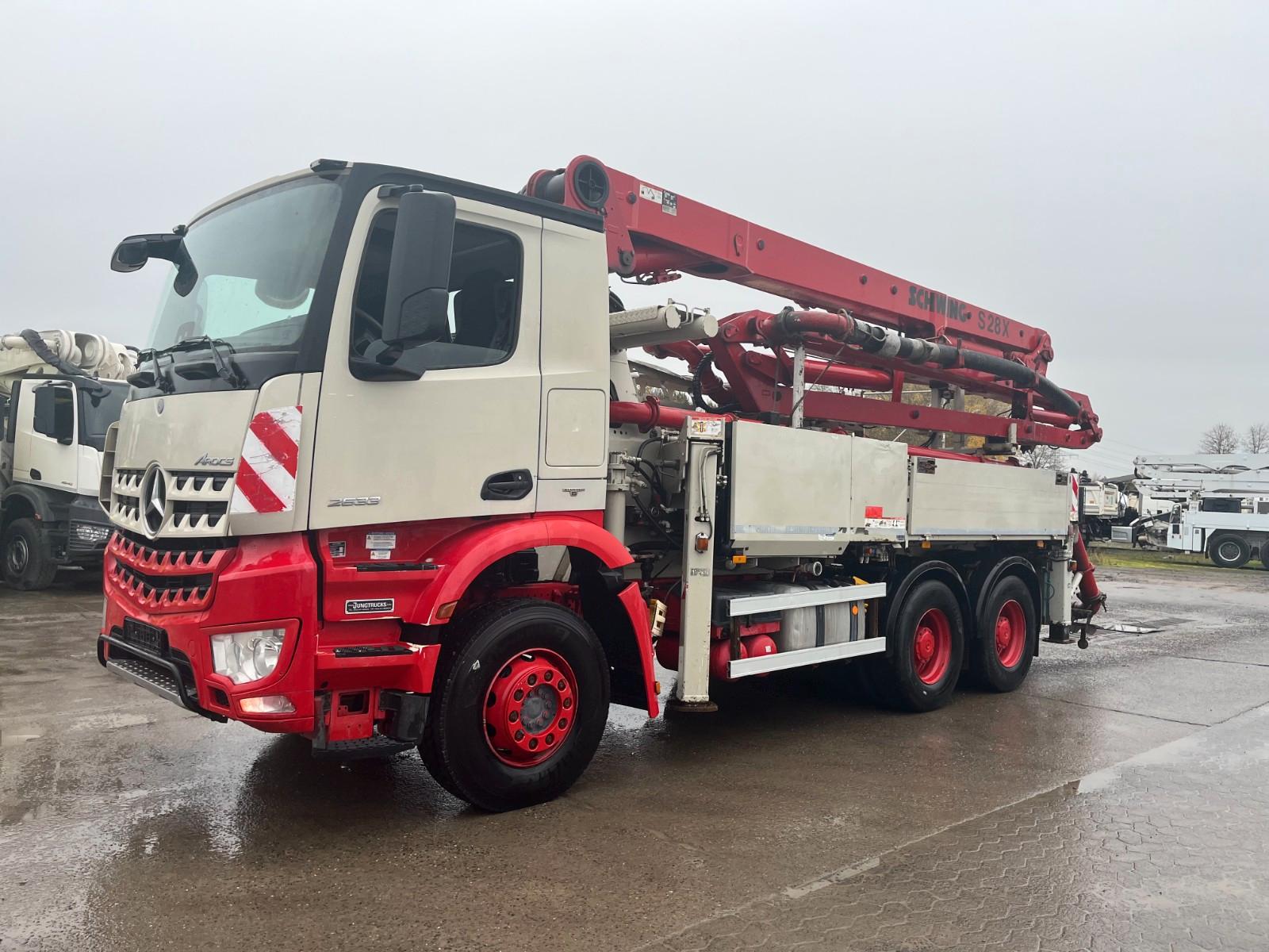 Mercedes-Benz Arocs 2633 Schwing 28m, Euro 6