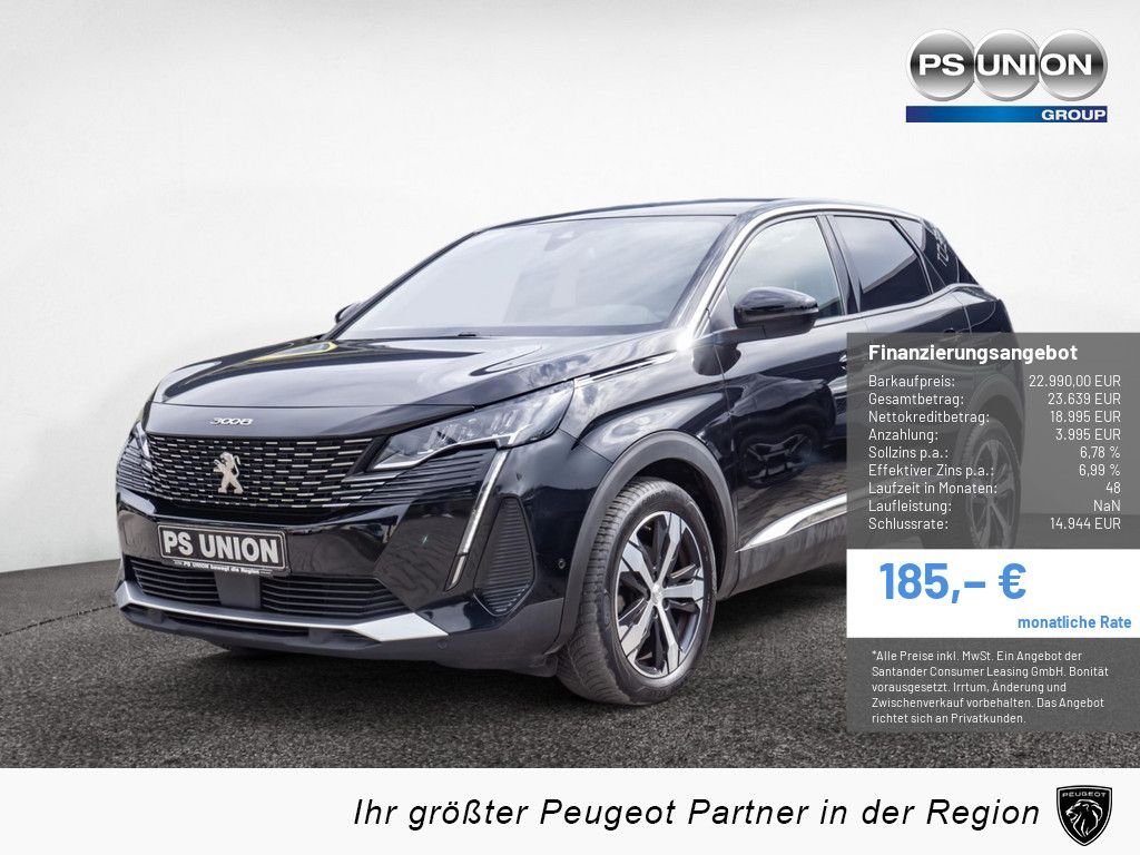 Abbildung Leasingangebot Peugeot 3008 1.5 Allure Pack BHDi EAT 8 KAMERA LED NAVI