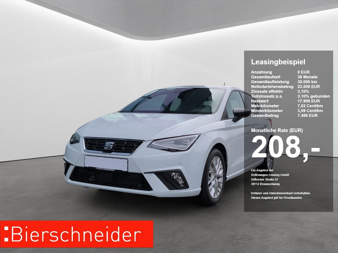 Seat Ibiza 1.5 TSI DSG FR LED NAVI ACC PDC KAMERA SHZ