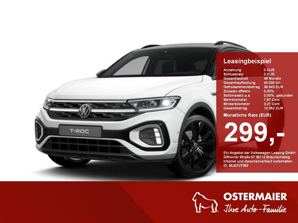 Volkswagen T-Roc R-Line 1.5TSI 150PS DSG 4J-GARANTIE,AHK,IQ