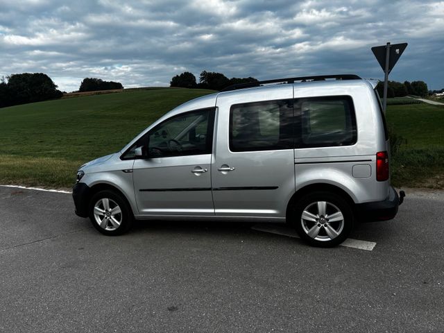 VW Volkswagen Caddy 2,0 TDI AHK 5-Sitzer 8-fa...