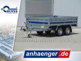 Blyss Hochlader Tandem 254x160x38cm Anhänger 1500kg GG