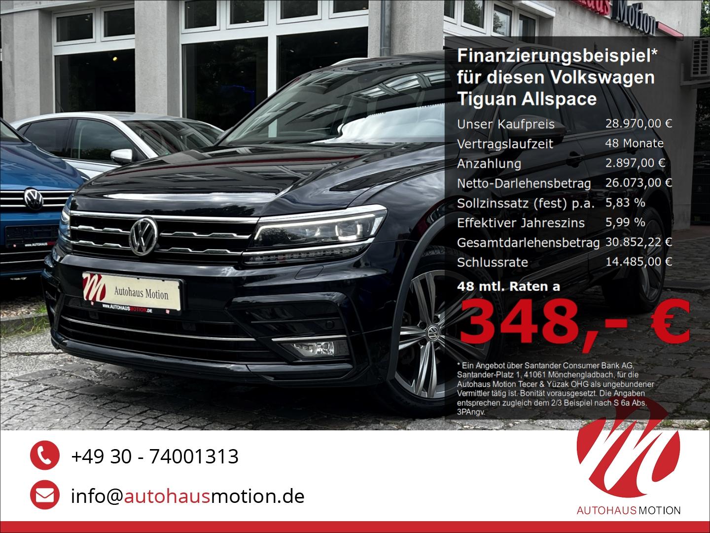 Volkswagen Tiguan Allspace R-line United 2.0 TDI LED PANO P
