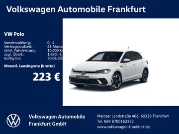 Volkswagen Leasingangebot: Volkswagen Polo R-Line 1,0 l TSI OPF 70 kW (95 PS) 5-Gang