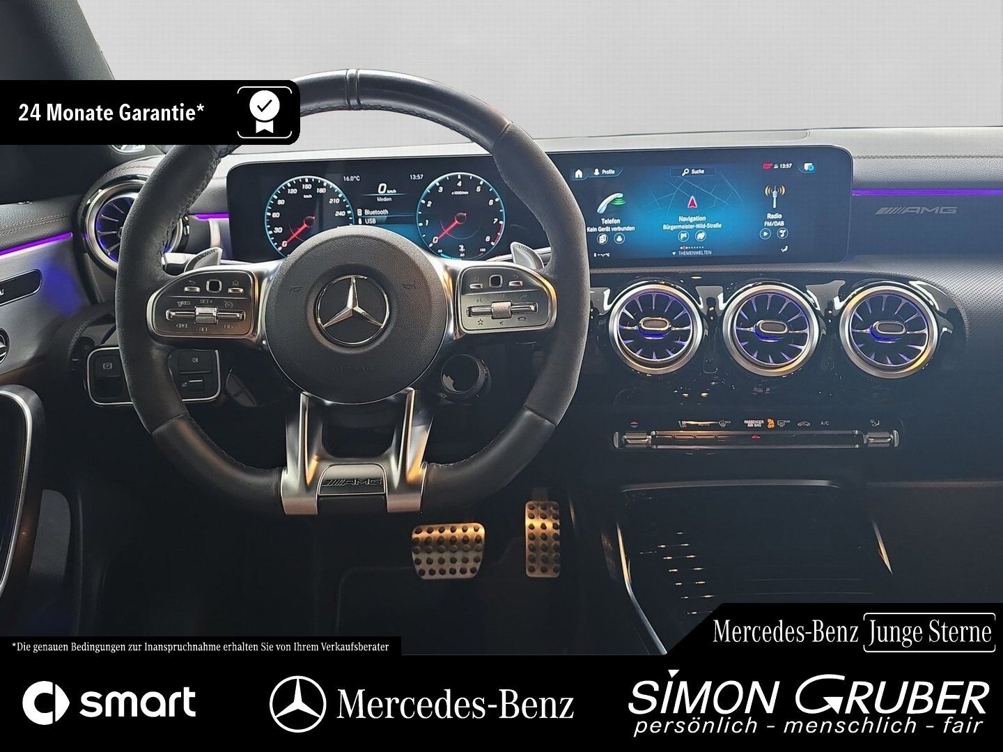 Fahrzeugabbildung Mercedes-Benz CLA 45 S SB 4M AMG Night Aero Perfo Driver Leder