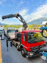Mercedes-Benz Actros 3248 8x4, E5, Hook Hiab + Hiab 322 crane - Mercedes-Benz 322
