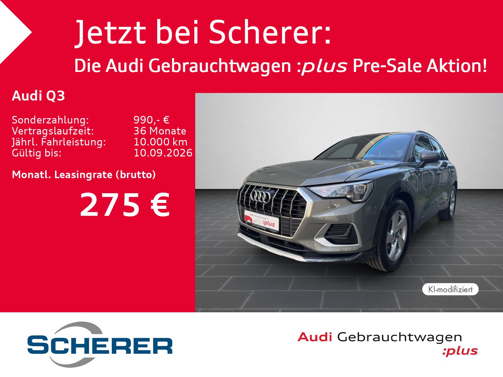 Audi Q3 advanced 35 TFSI Navi Plus Kamera S tronic
