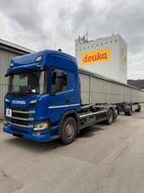 Scania G500 Meiller RS20 + Hüffermann Anhäger HSA 18.70