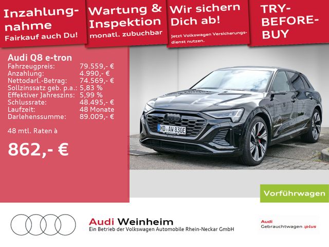 Audi Q8 e-tron 55 quattro S line AHK Pano Matrix LED