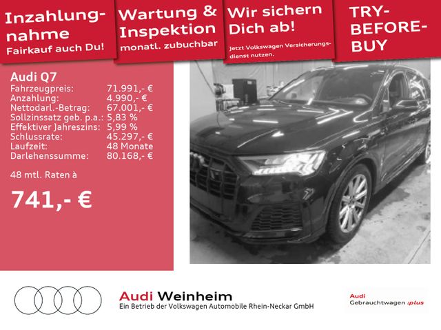 Audi Q7 55 3.0 TFSI quattro S-line tiptronic Black-Pa