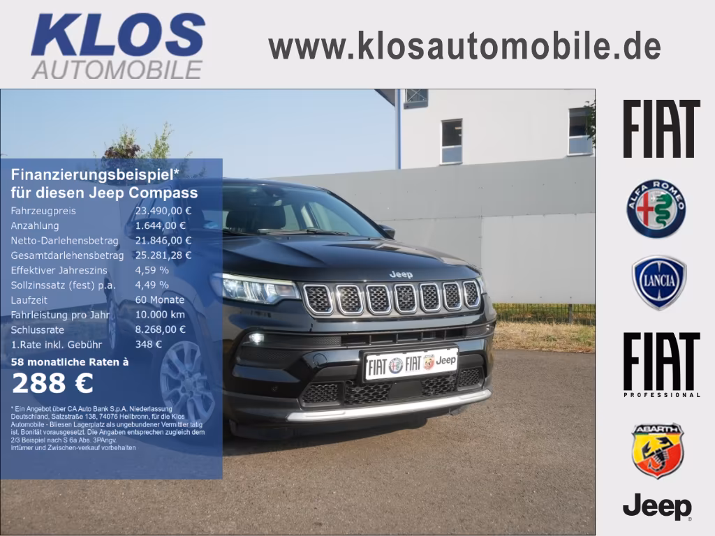 Jeep Compass ALTITUDE e-HYBRID 1.5l 130PS AT SICHERHE