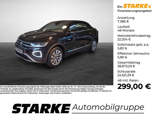 Volkswagen T-Roc Cabriolet 1.5 TSI DSG Goal  Navi LED PDC L