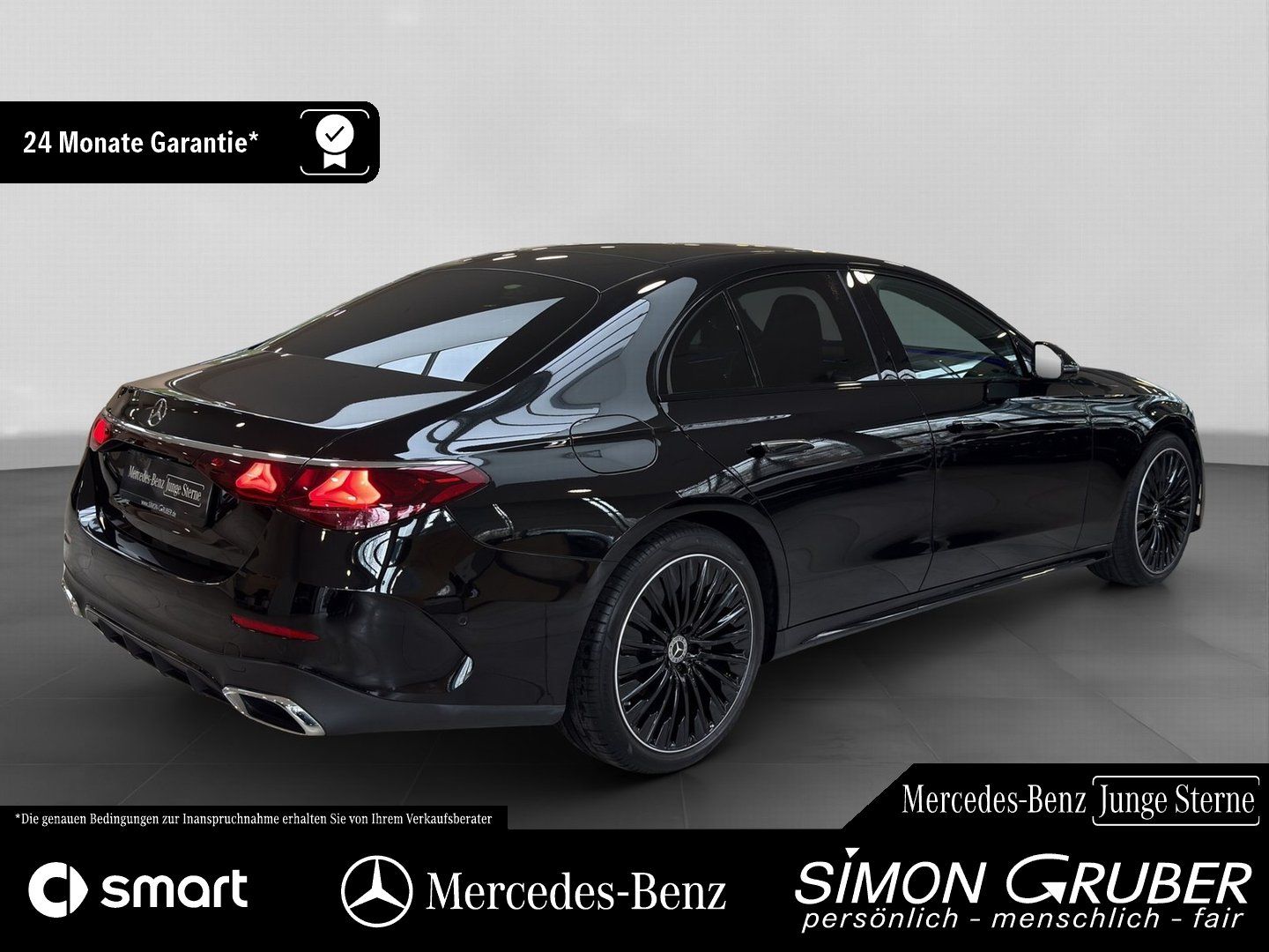 Fahrzeugabbildung Mercedes-Benz E 220 d AMG Night Pano Superscreen Burm 20 Zoll