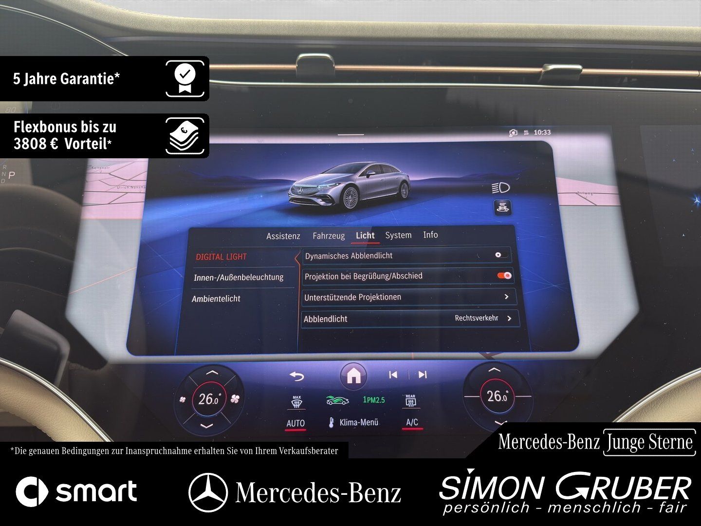 Fahrzeugabbildung Mercedes-Benz EQS 580 4M magno Massage HUD HAL ex Pressewagen!