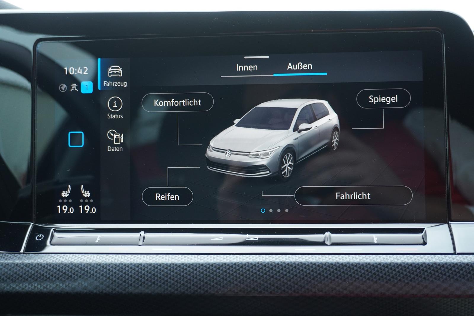 Volkswagen Golf VIII eTSI Klimaaut. LED Navi Kamera, миниатюра 25