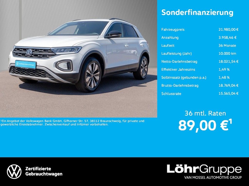 Volkswagen T-Roc 1.0 TSI Goal Navi Sitzkomfortpaket foto 1