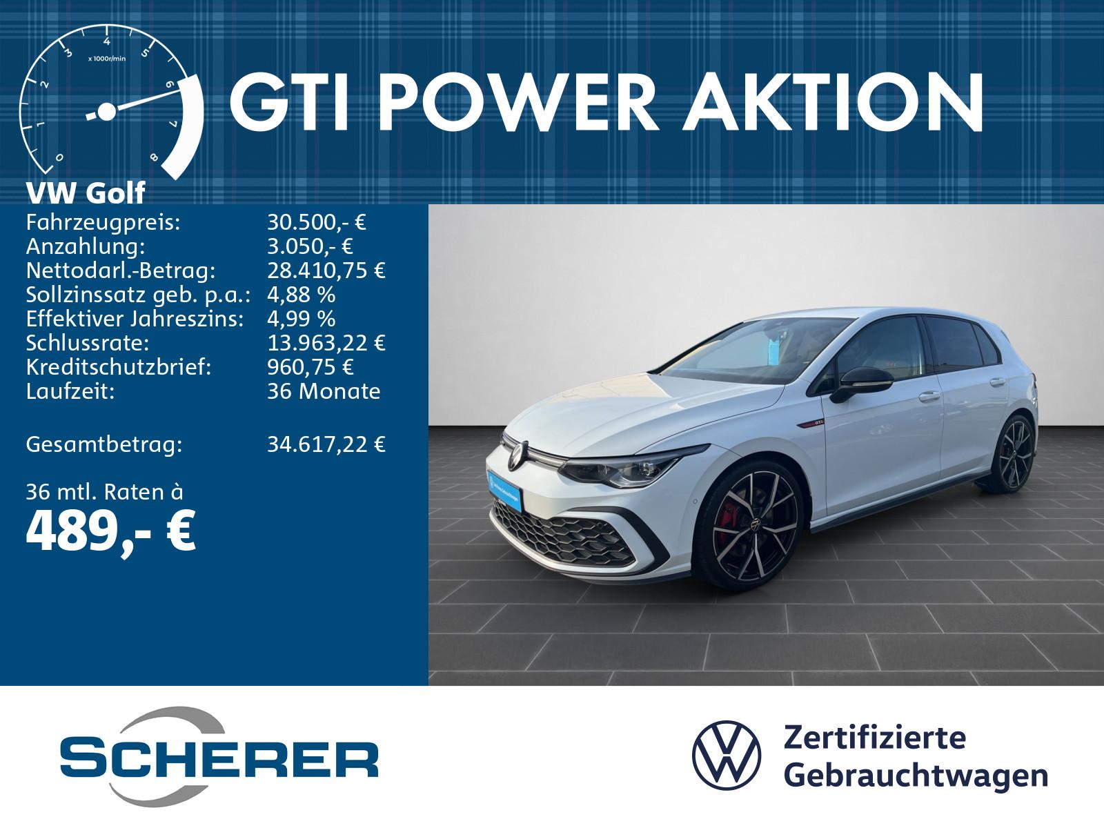 Volkswagen Golf VIII 2,0 TSI GTI DSG NAVI/LED/RFK/Sitzheizu