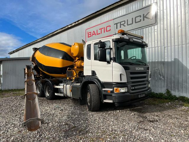 Scania P380 8x4 MIXER + 9m PIPE + REMOTE concrete mixer