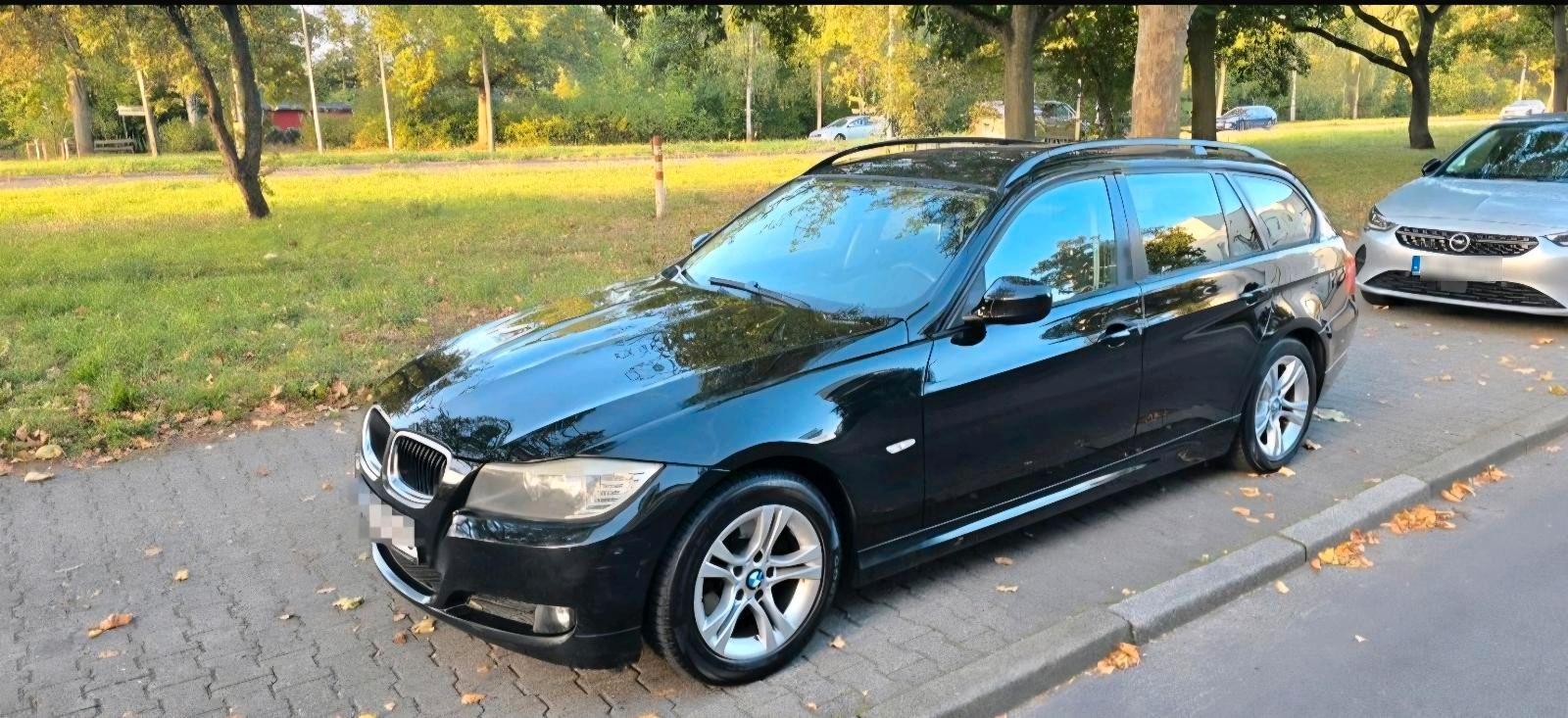 BMW 320 2009 — rear view