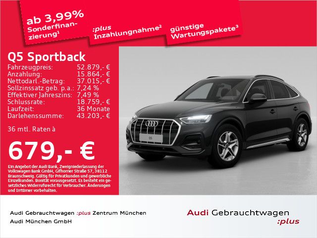 Audi Q5 Sportback 40 TDI qu. S tronic Pano/Virutal+/A