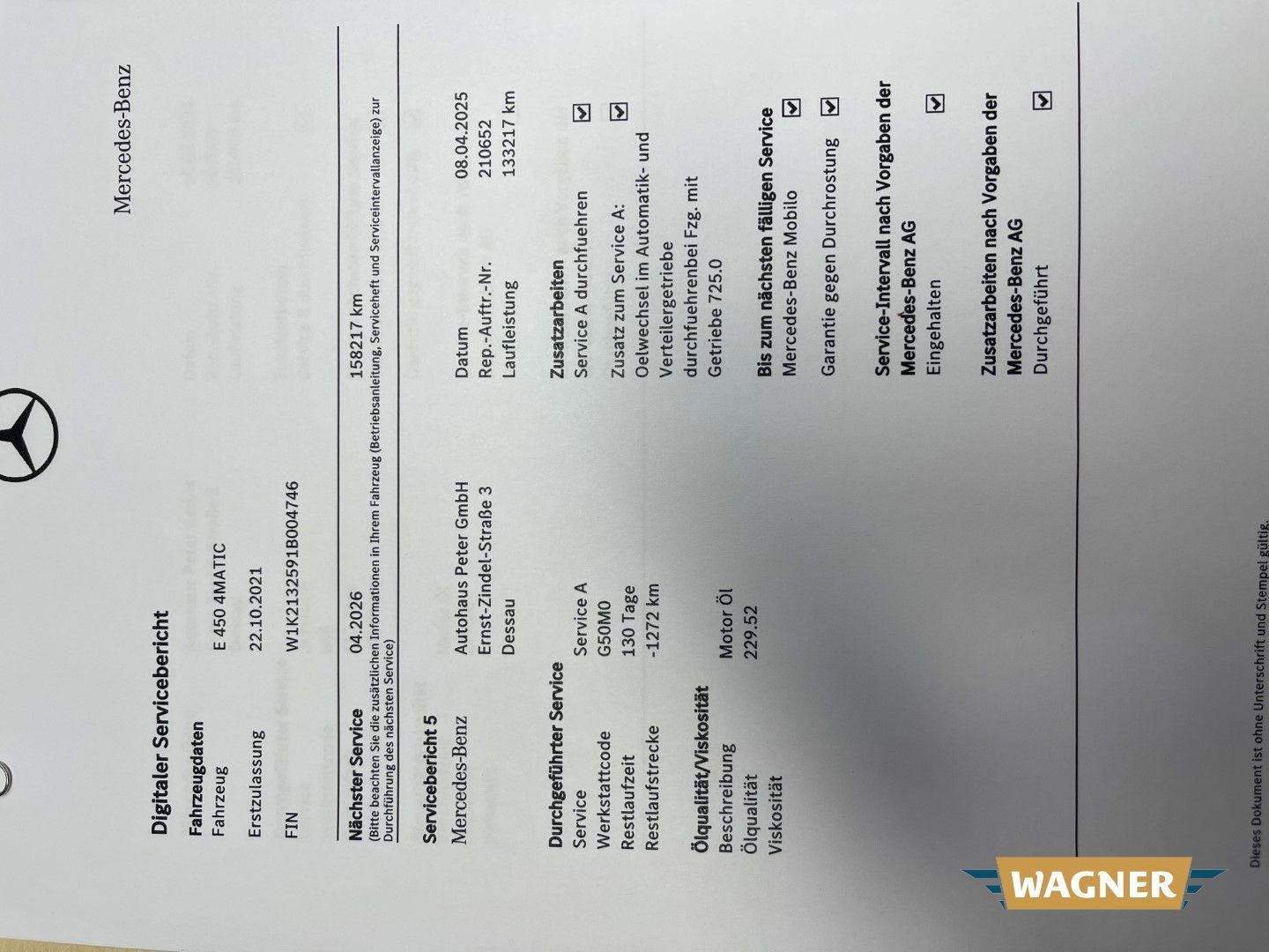 Fahrzeugabbildung Mercedes-Benz E 450 T 4Matic Multibeam LED Memory