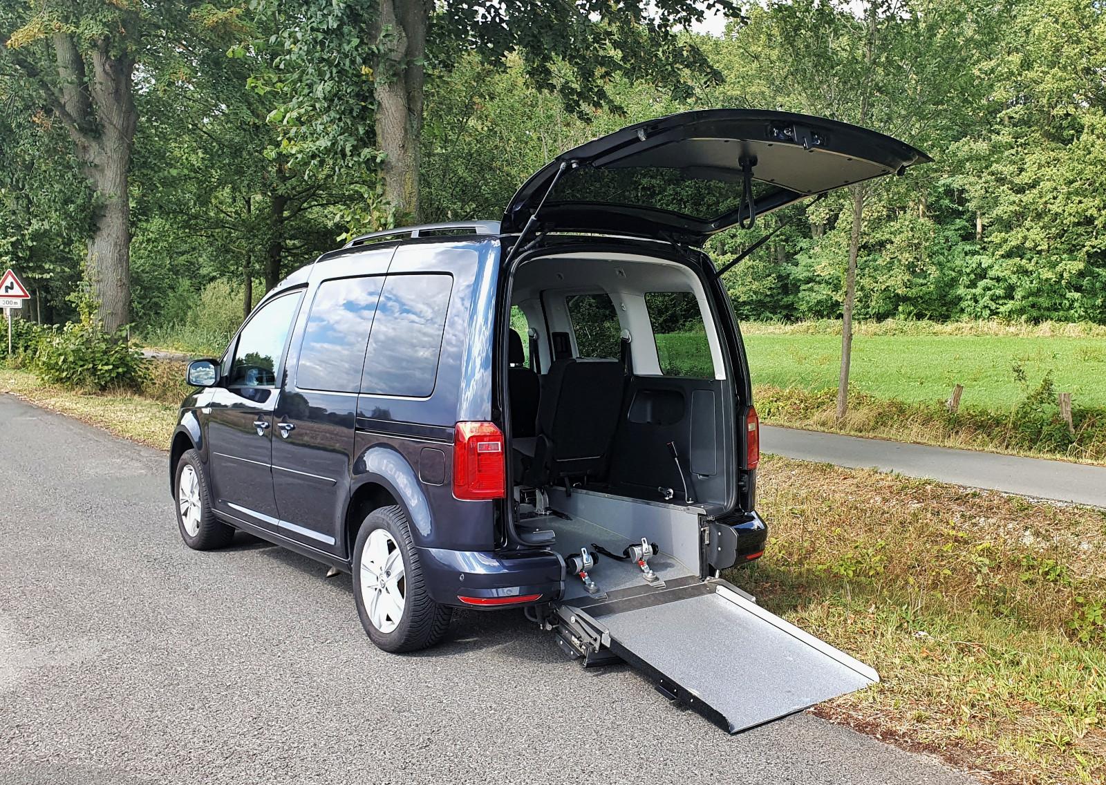 Volkswagen Caddy 4 , behindertengerecht, mit Rollstuhlrampe