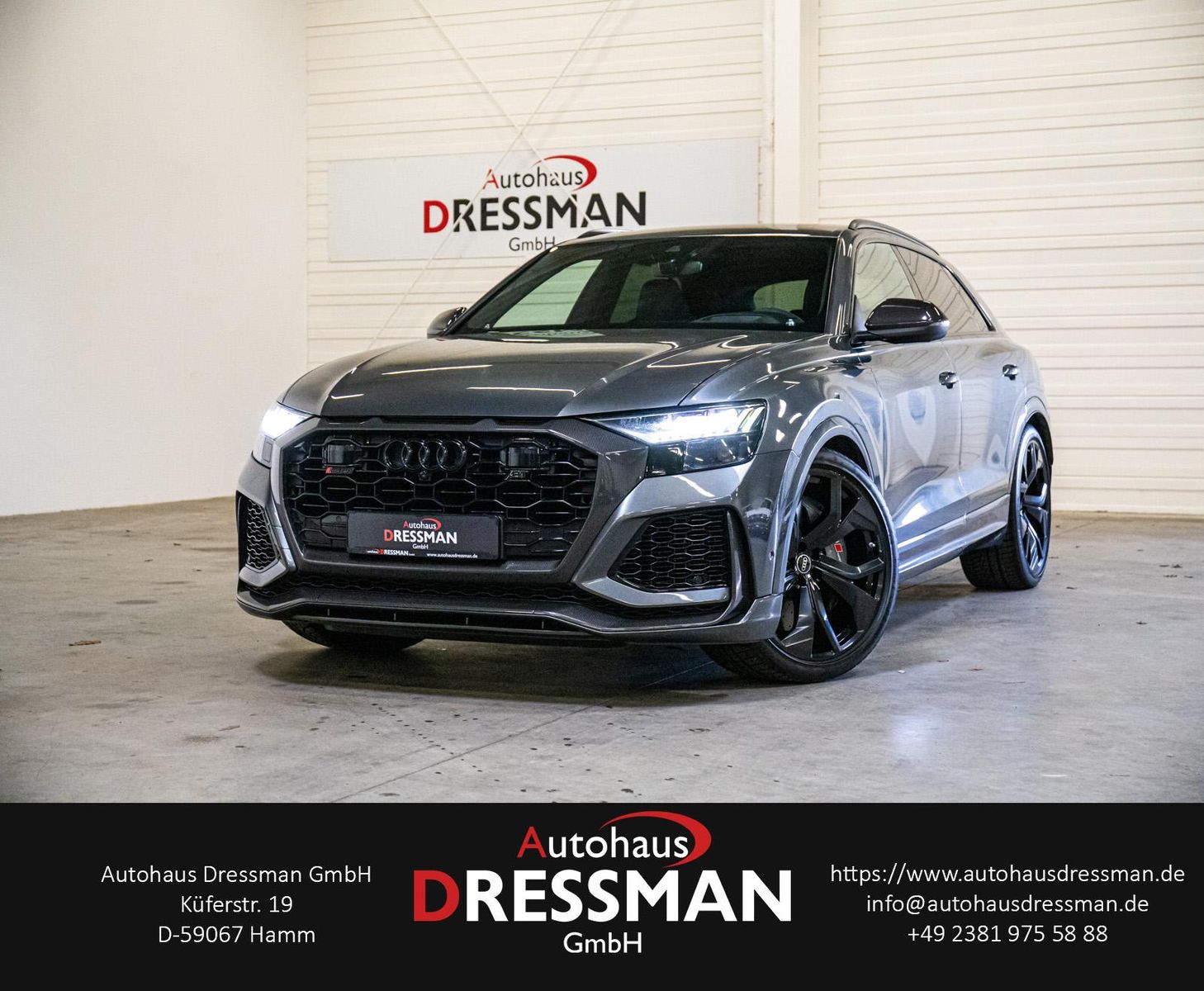 AUDI RSQ8 MATRIX PANO B&amp;O Adv. HuD 360° ACC AHK STHZG