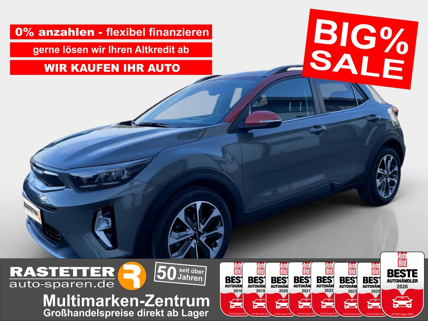 Kia Stonic T-GDI Platinum Leder+Navi+Kamera+SHZ+PDC+
