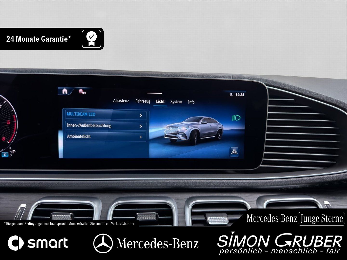 Fahrzeugabbildung Mercedes-Benz GLE 450 d 4M Coupe AMG Night Standhzg AHK 22Zoll