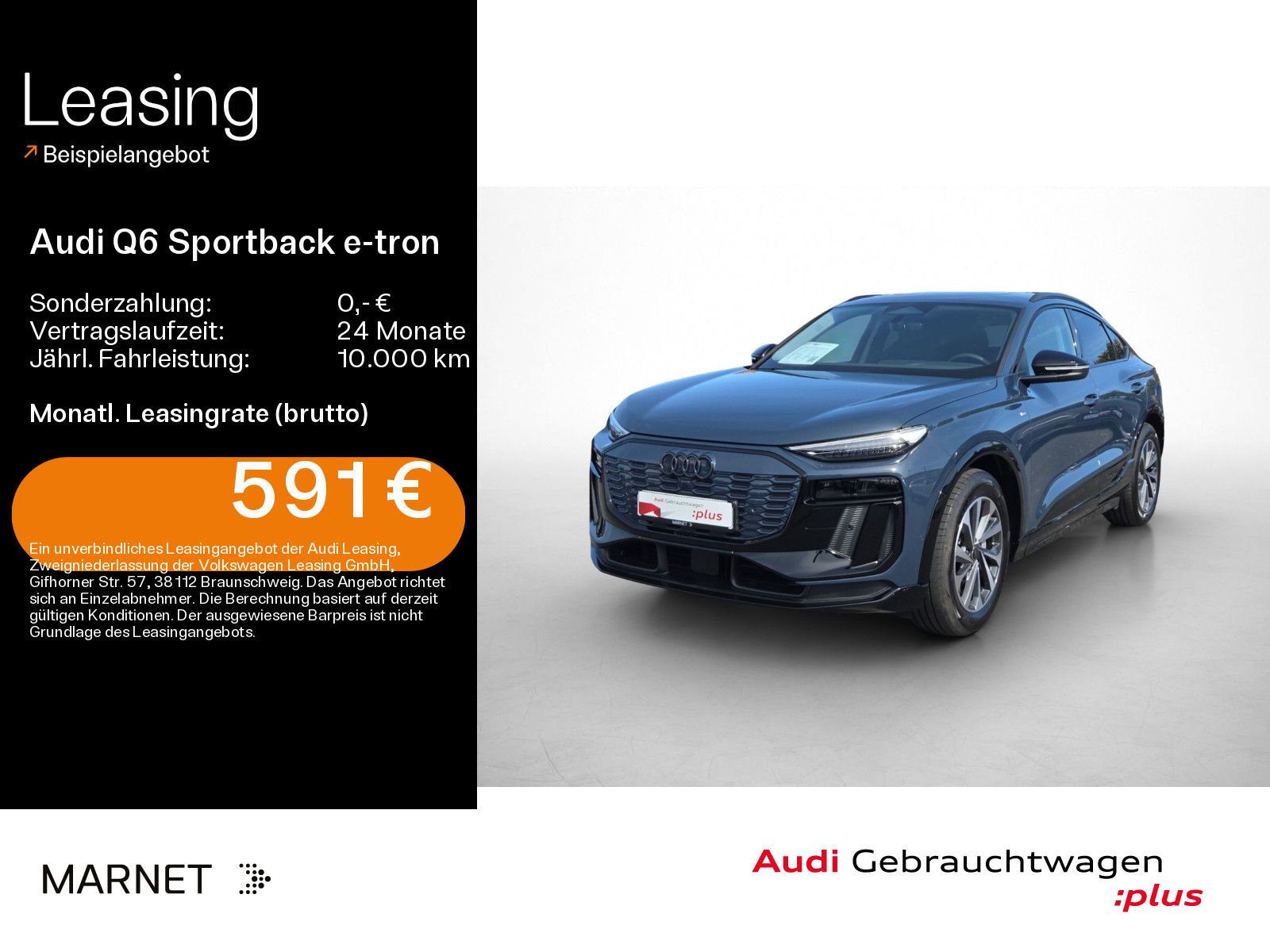 Audi Q6 Sportback e-tron qu S line*Air*Pano*B&O*AR-HU