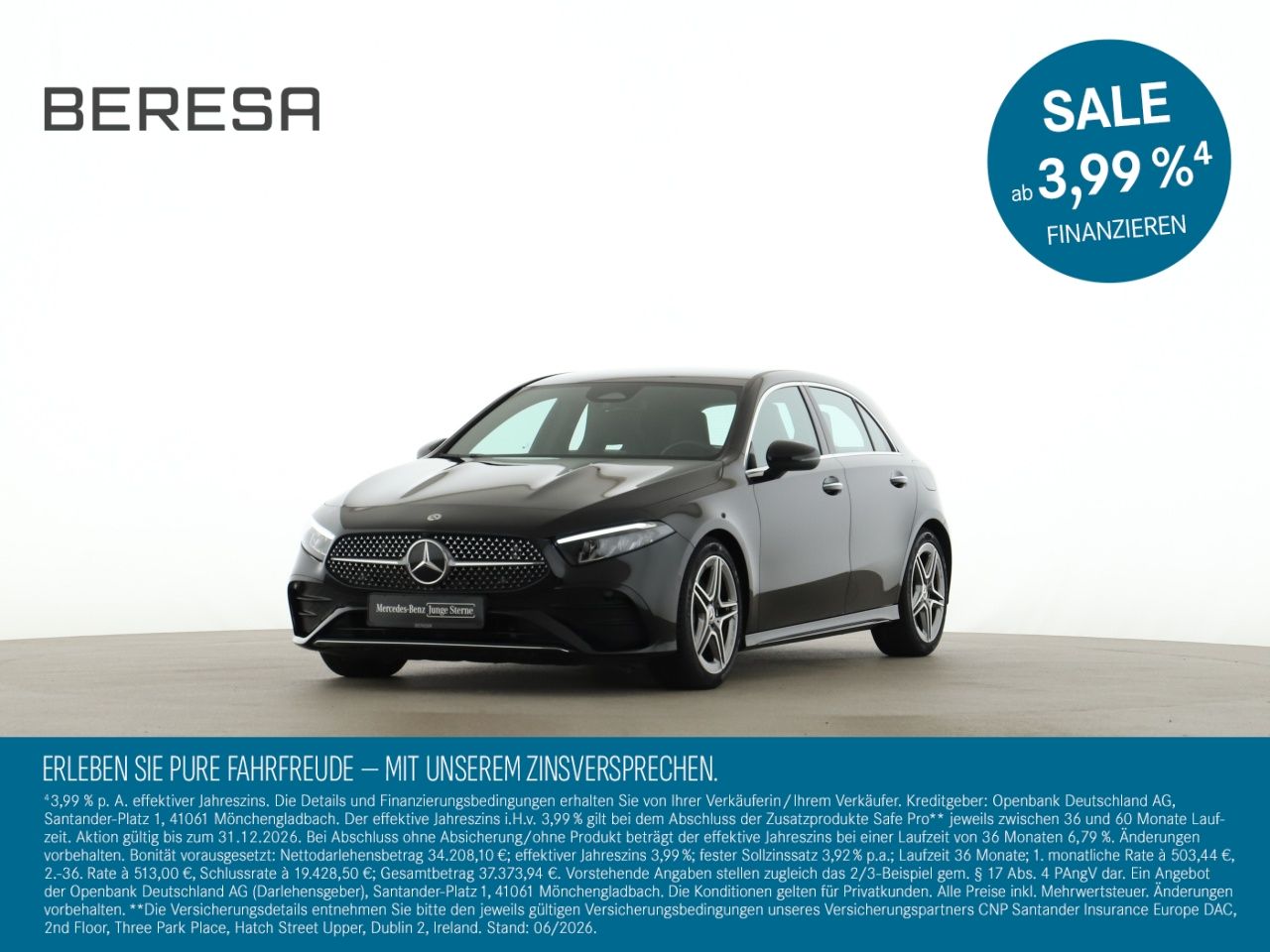 MERCEDES-BENZ A 200 AMG MBUX AHK Distronic Kamera LED Navi
